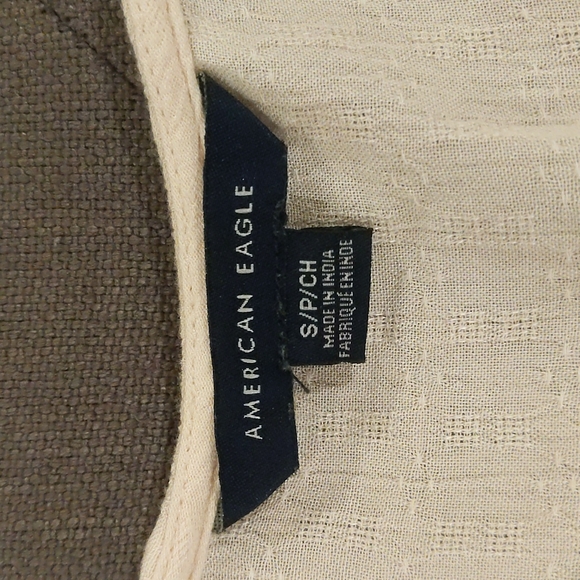 American Eagle Ivory BOHO Lace Peasant Top - Size S - Picture 9 of 10